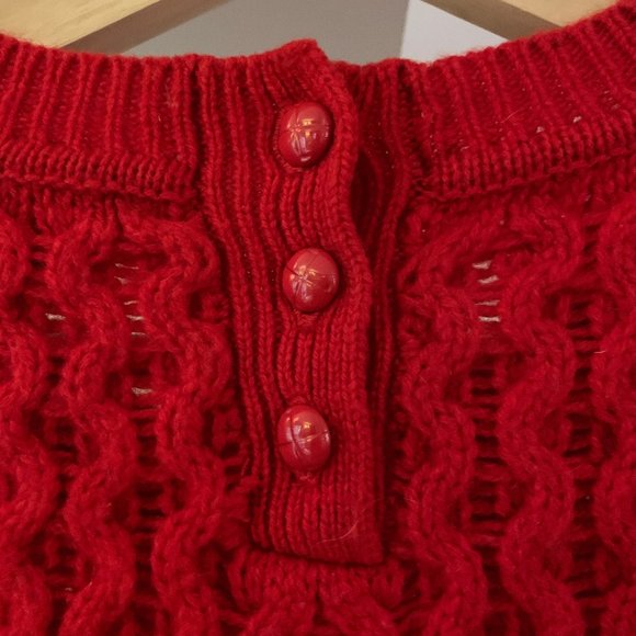 J. Crew Red Crewneck Knit Sweater - Picture 5 of 8